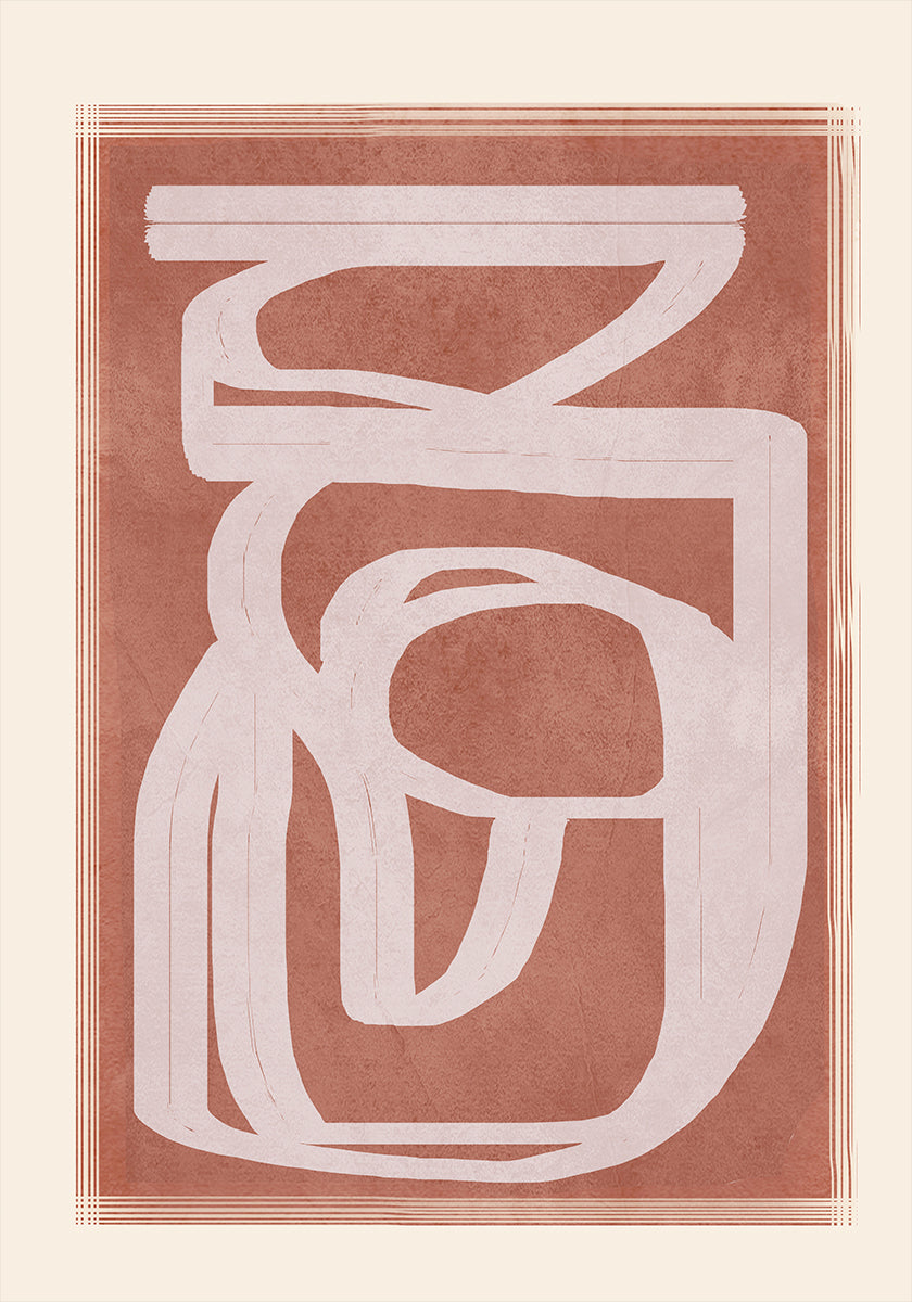 Abstract Flow IV Plakat