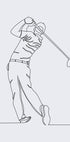 Golf Line Art Plakat - Posterbox.no
