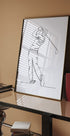 Golf Line Art Plakat - Posterbox.no