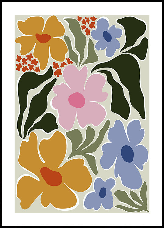 Nostalgic Flora Plakat