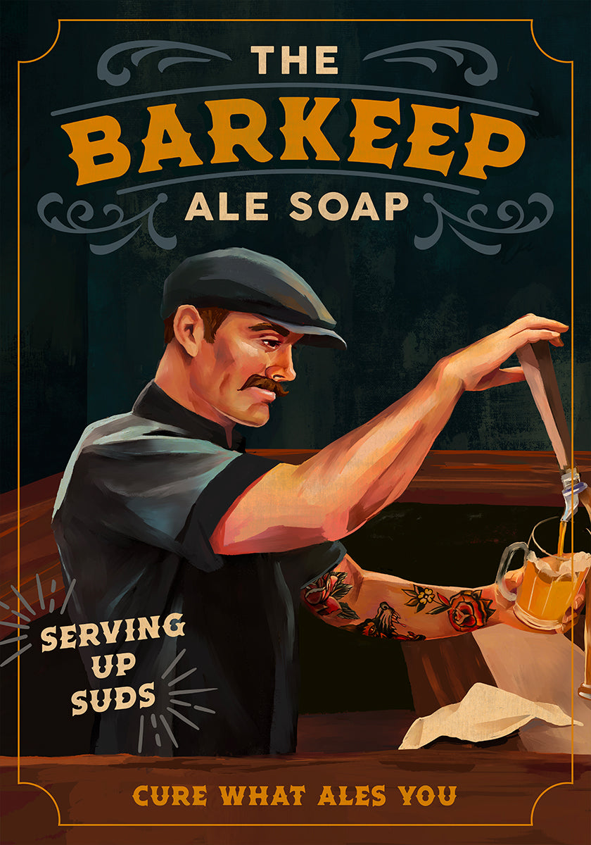 Barkeep Soap 20x30 Plakat