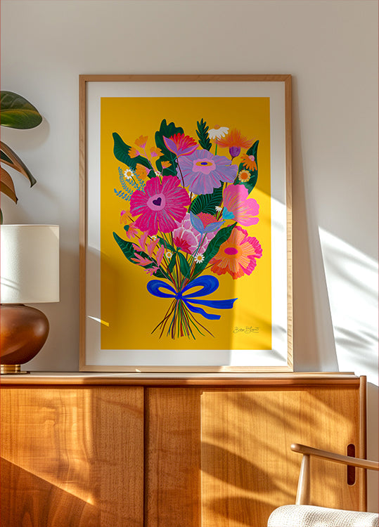 Eclectic Flowers Plakat