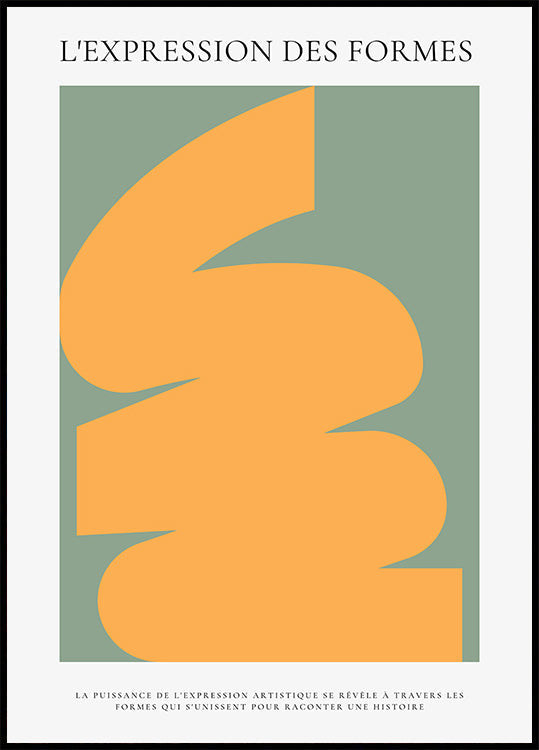 EVOCATION ABSTRAITE Plakat