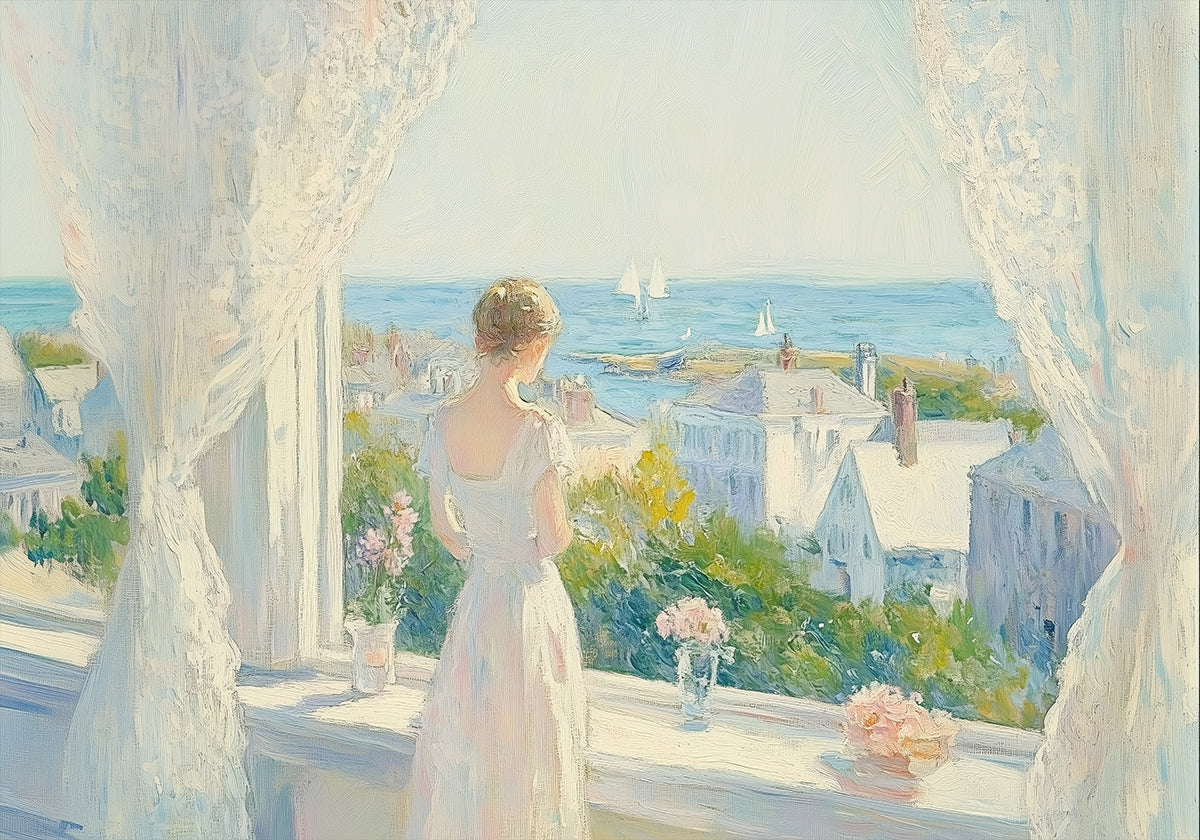 Morning Serenity by the Sea Plakat