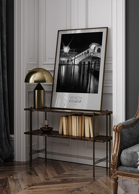 In focus: VENICE Rialto Bridge Plakat