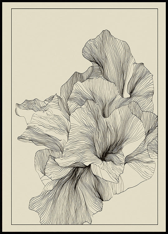 Floating coral Plakat