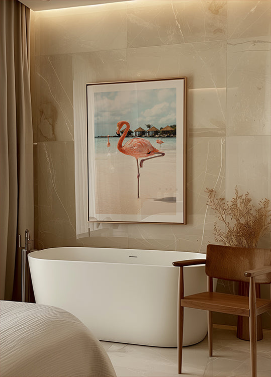 Pink Flamingo Plakat