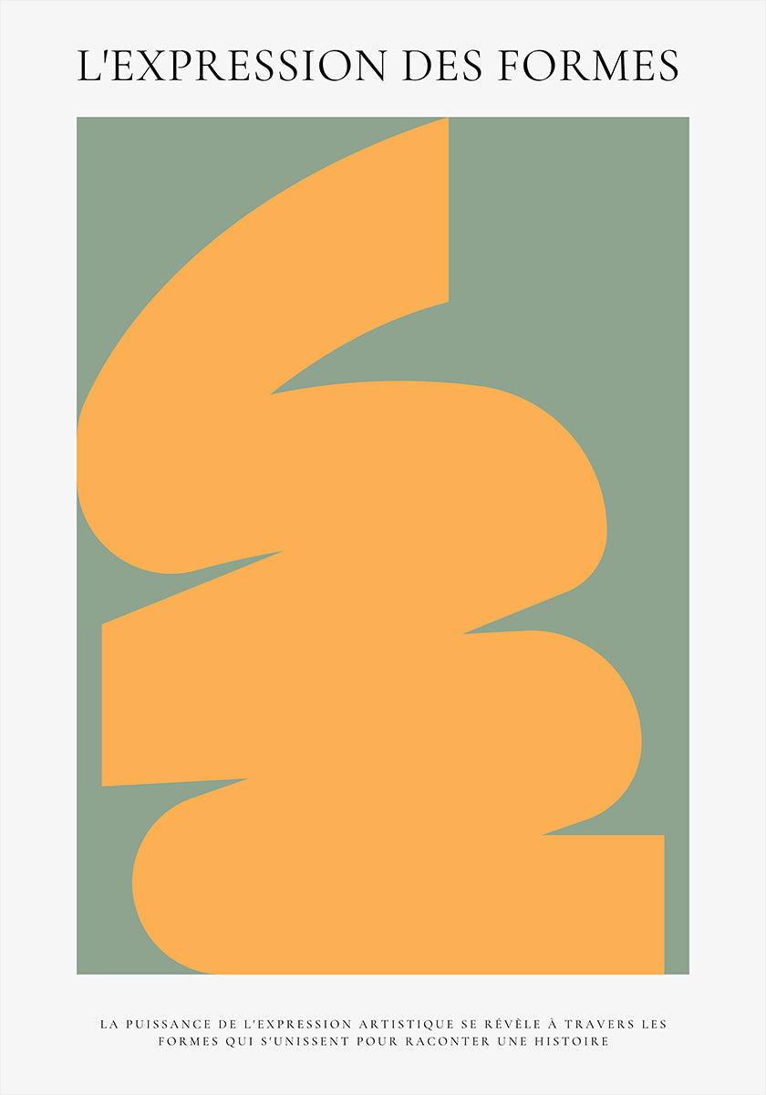 EVOCATION ABSTRAITE Plakat