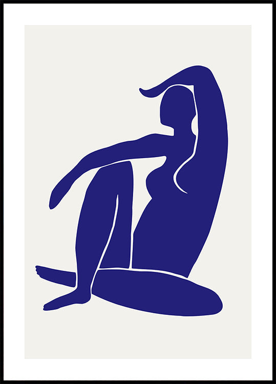Figure Bleu Plakat