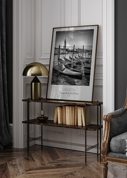 In focus: VENICE Grand Canal and St Mark's Campanile Plakat