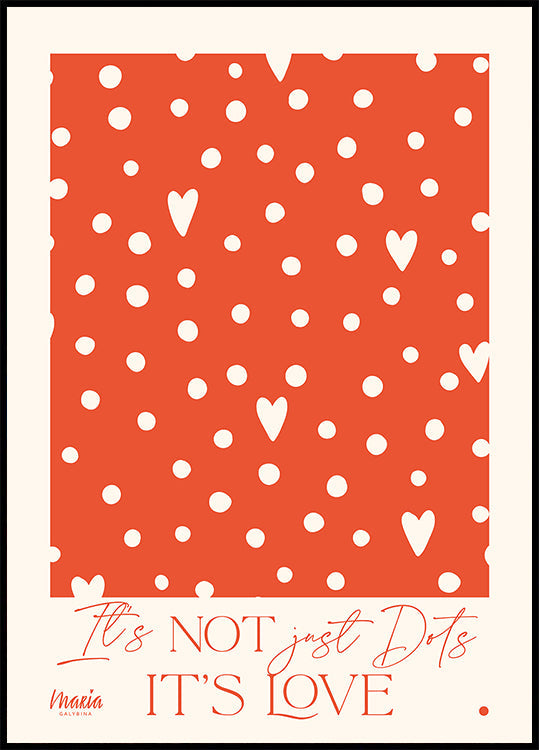 About Love. Dots Plakat