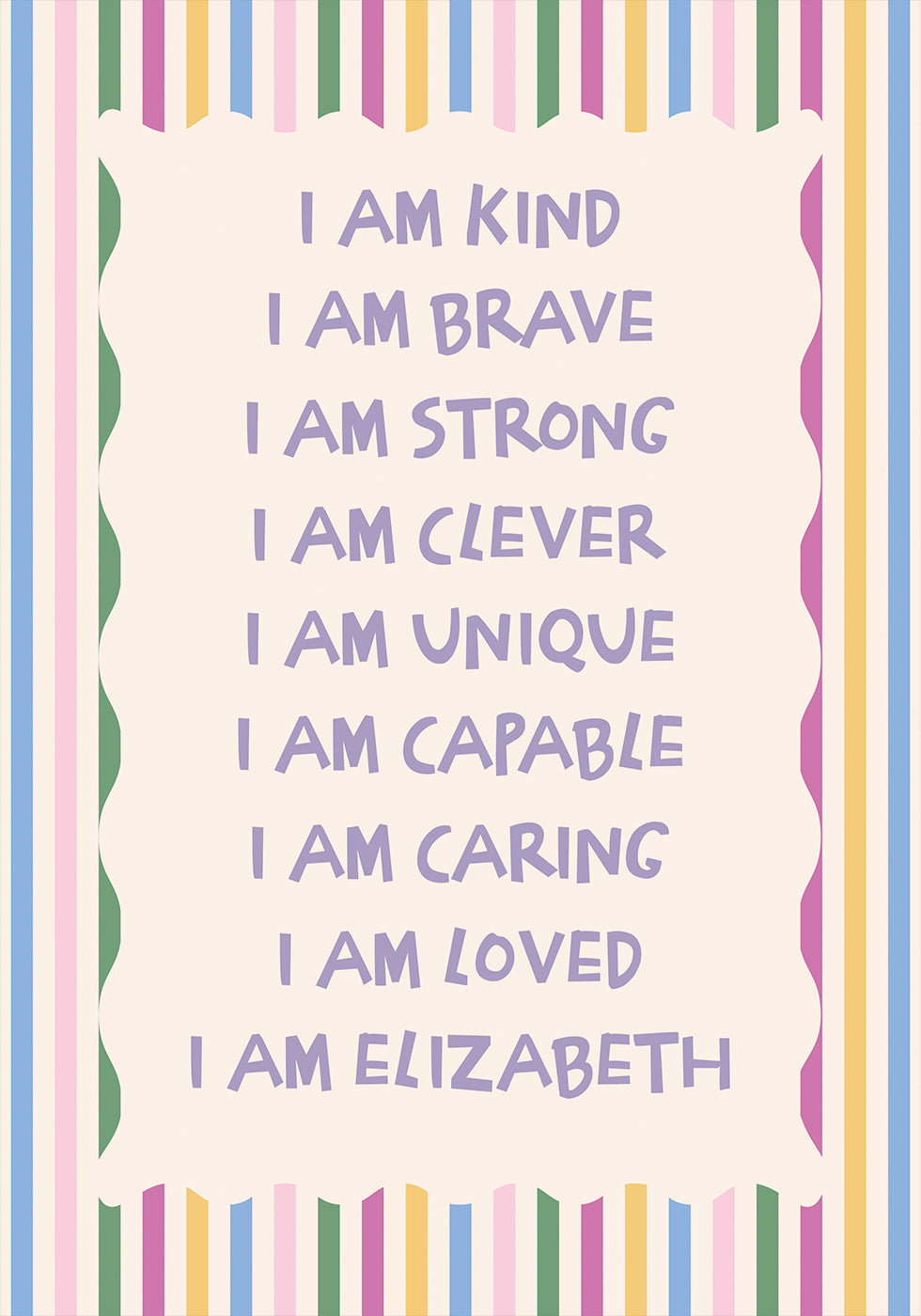 C Personalized Print Plakat