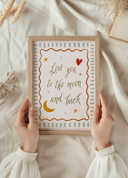 Loveyoutothemoonandbackno02 Plakat
