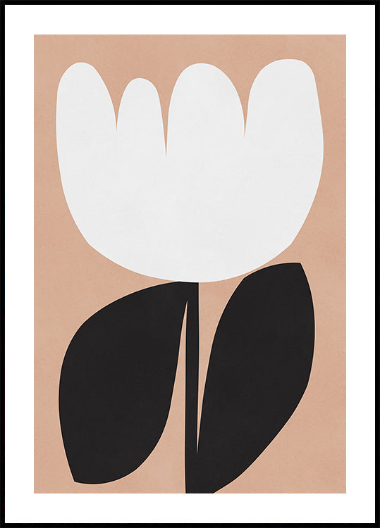 Expressive flower Shapes Plakat