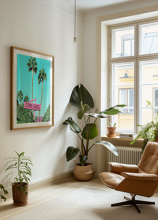 Retro Paradise Vibes Plakat