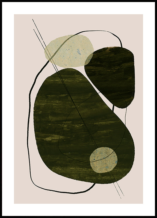Earthy Abstraction Plakat