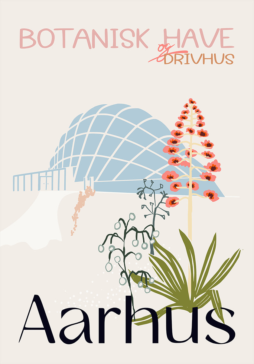 Aarhus Botanical Garden, Denmark Plakat