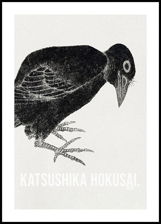 Katsushika Hokusai's Bird 1814 Plakat