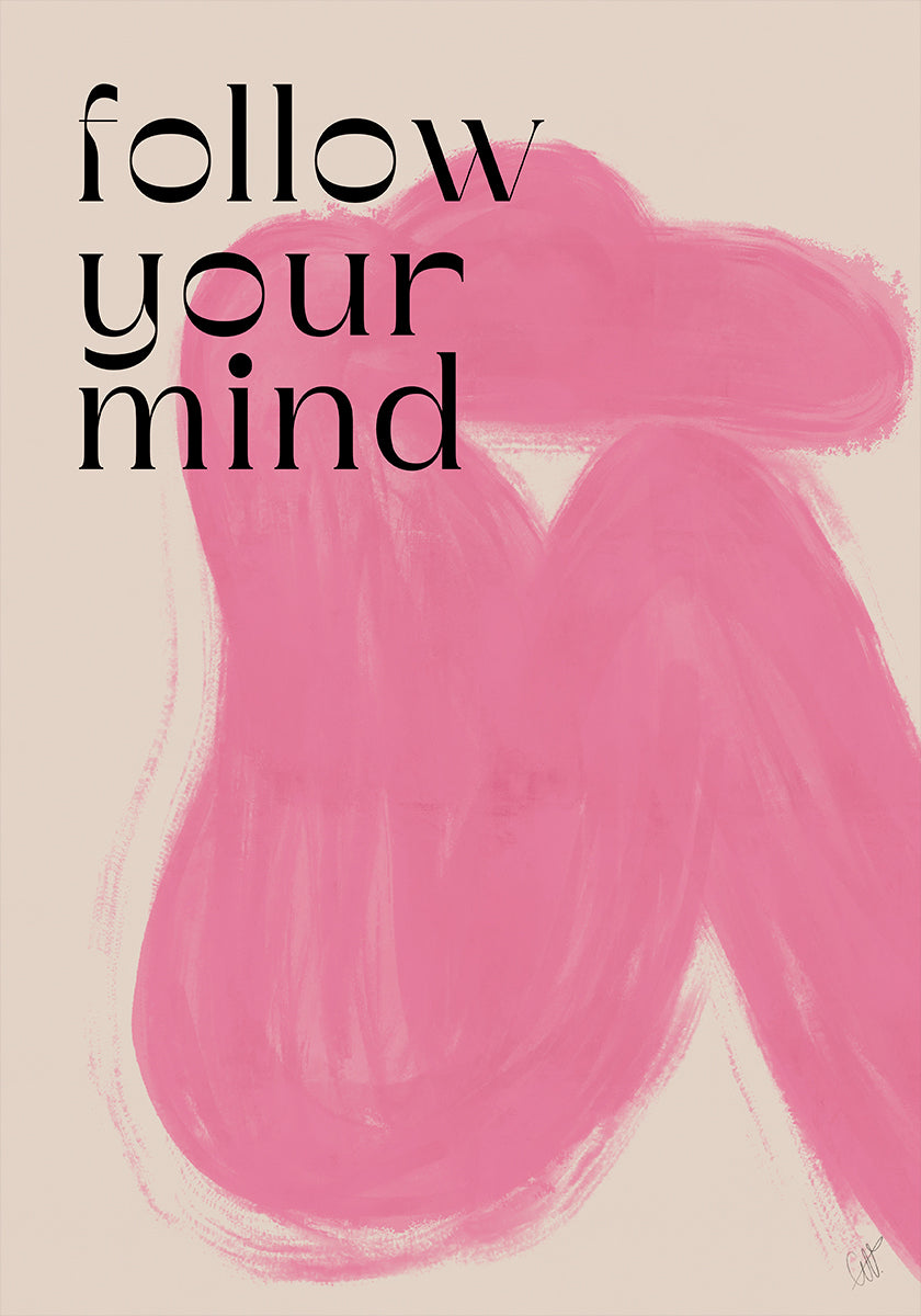 Pink Woman Plakat