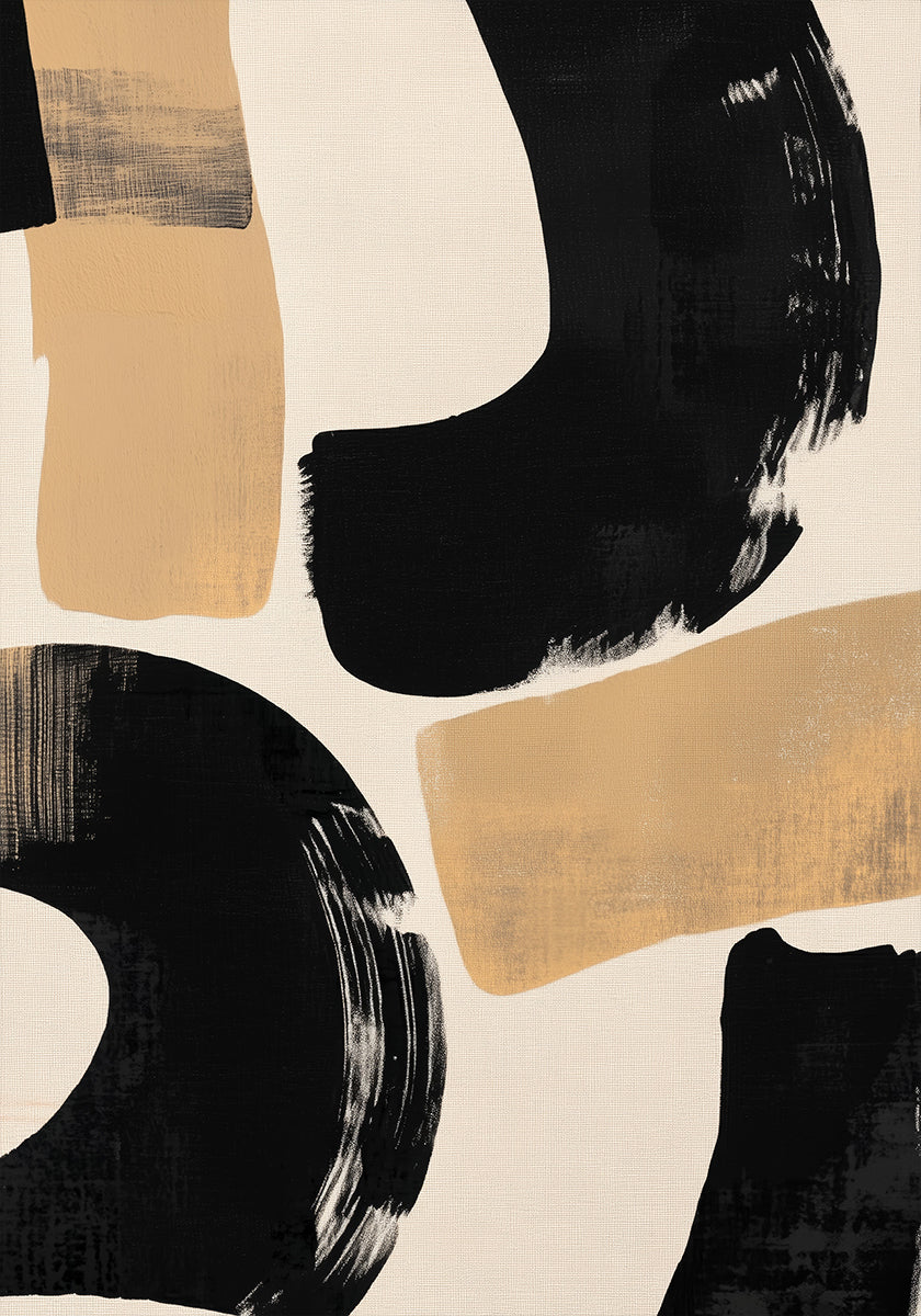 Solid Brush Strokes Plakat