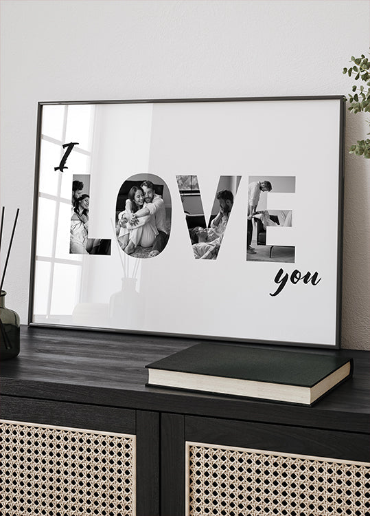 I love you Personal Plakat