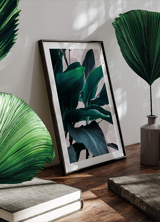 Elegance Of Tropical Leaves Plakat