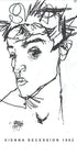 Egon Schiele Self Portrait Plakat - Posterbox.no