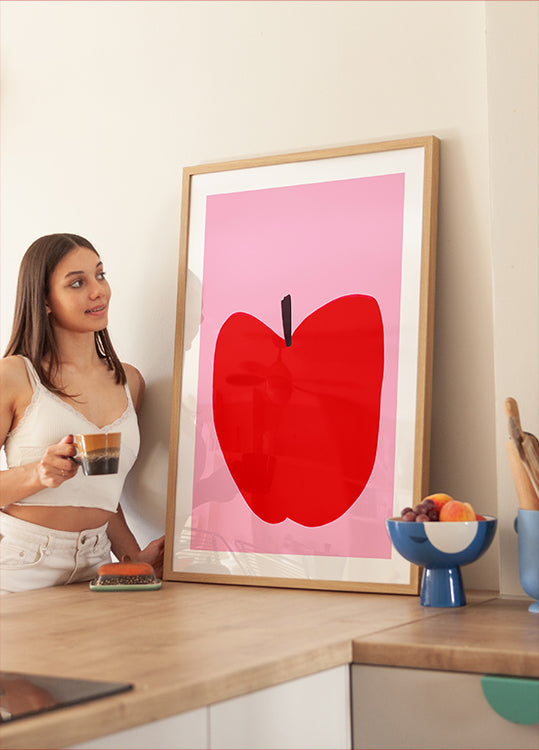 Crimson Simplicity Plakat