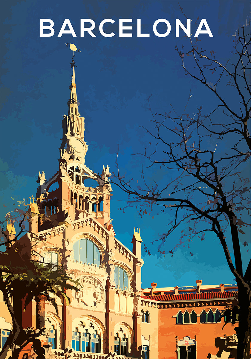 Barcelona Poster Plakat