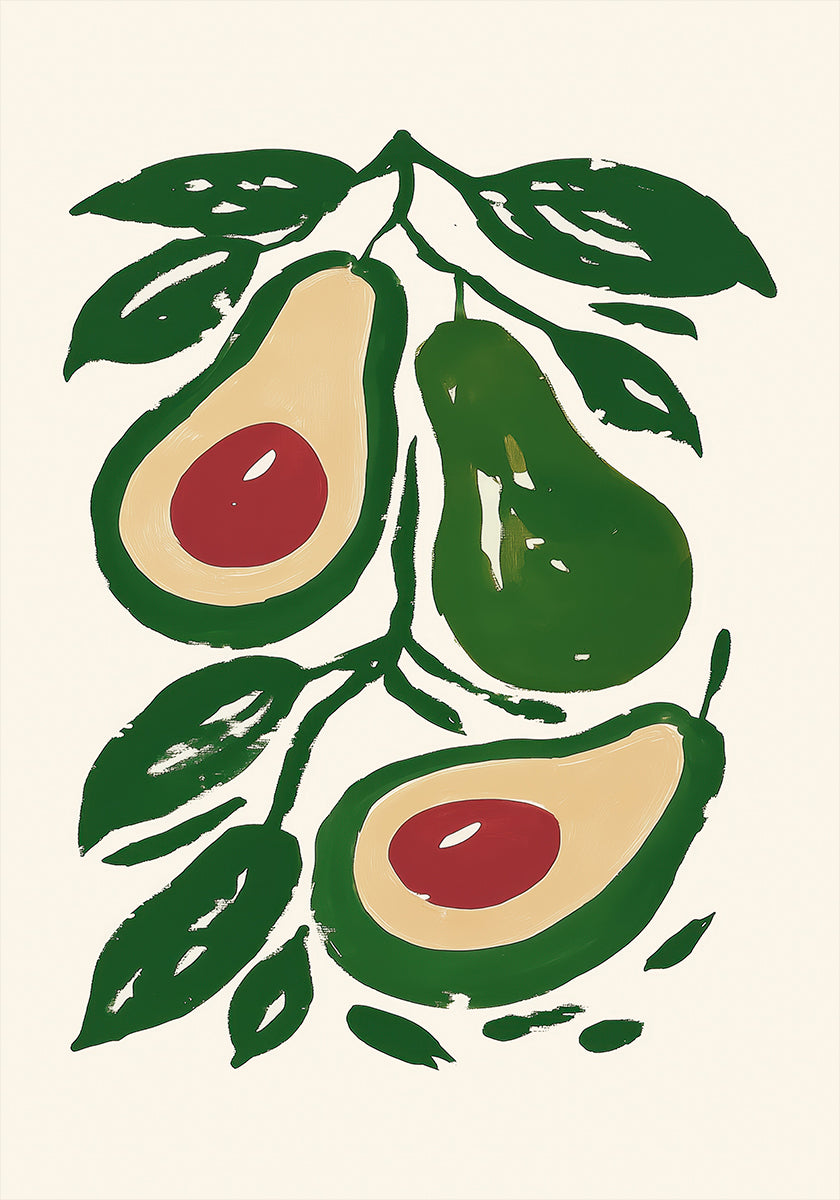 Avocado Branch Art Plakat