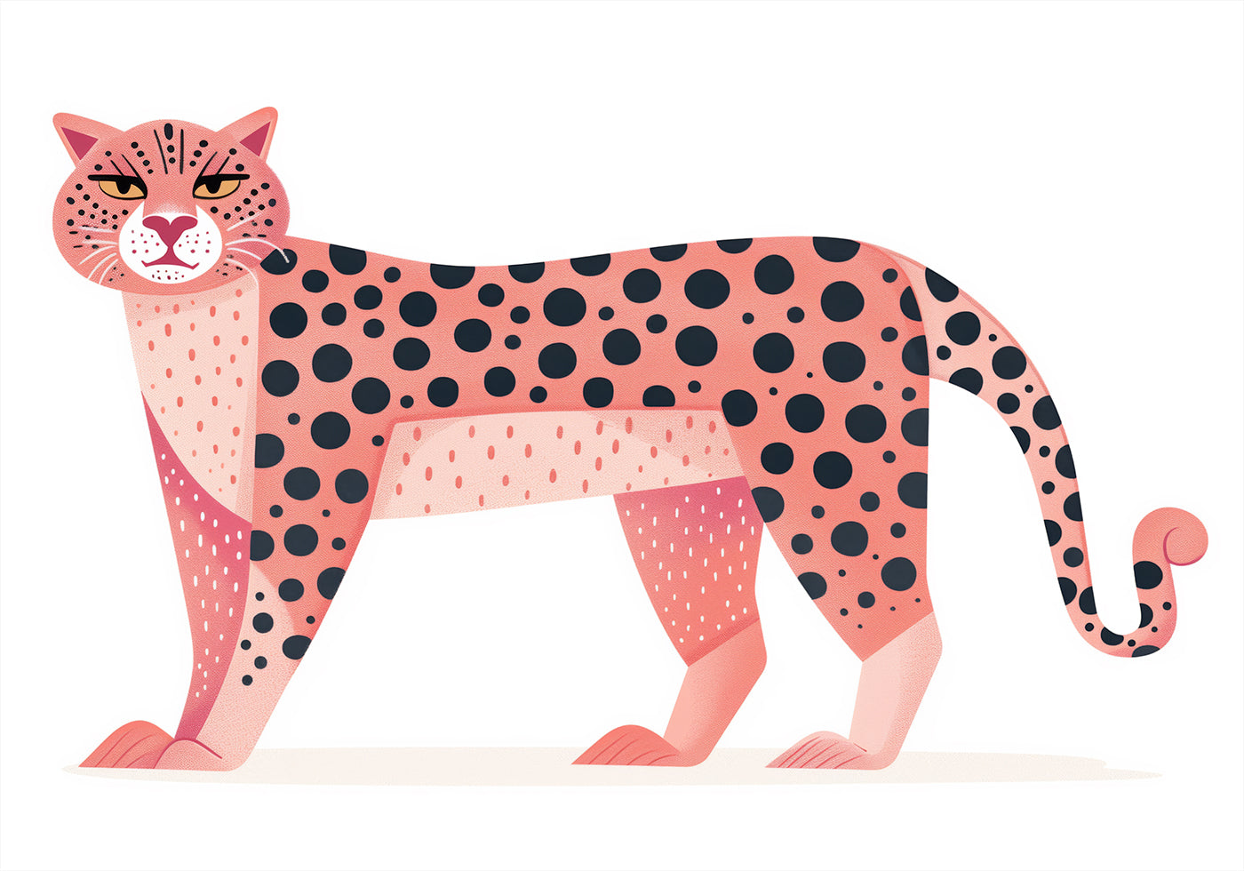 Pink Leopard Plakat