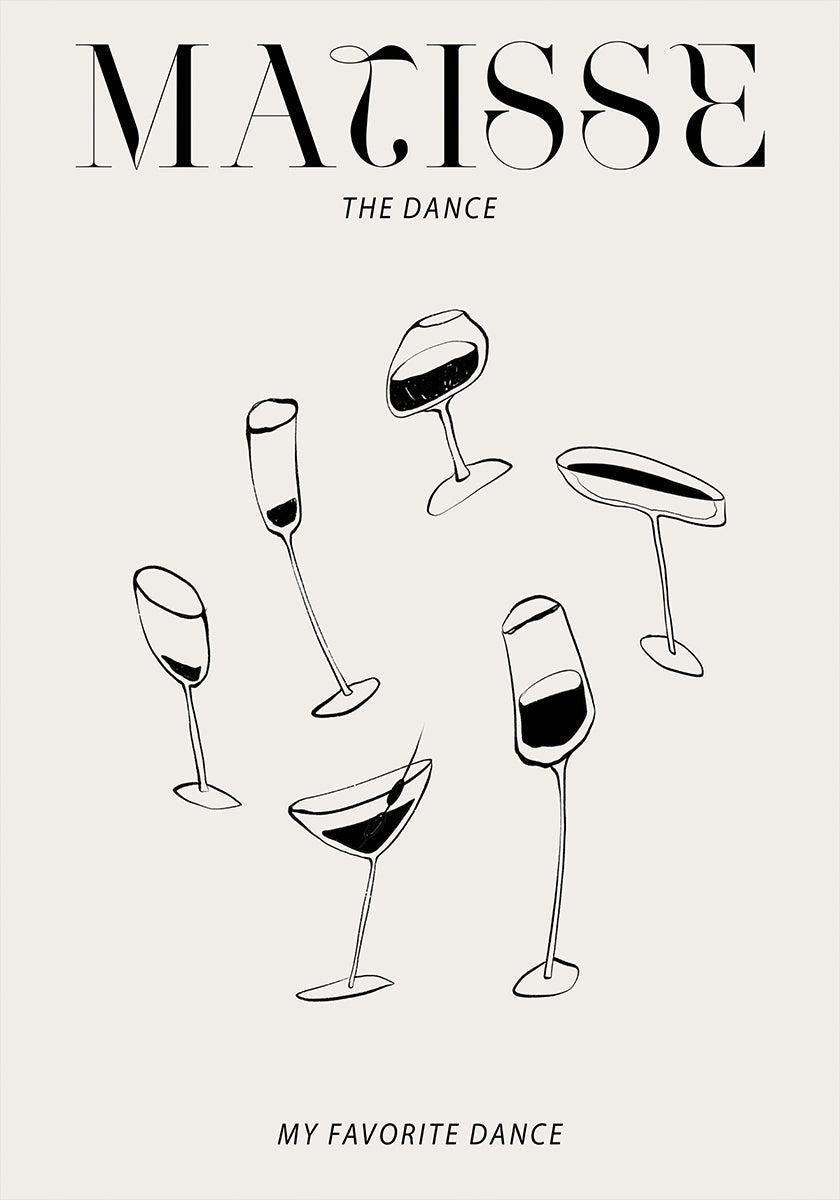 Dancing Glasses Plakat