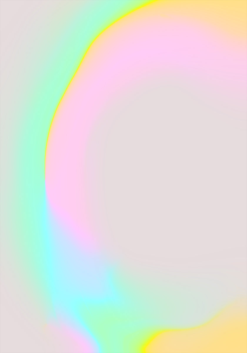 Pastel Glow Curve Plakat