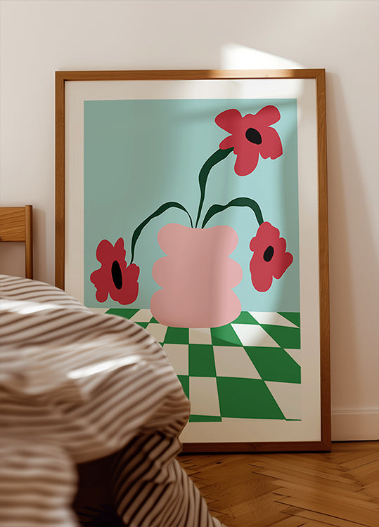 Bold Clay Florals Plakat