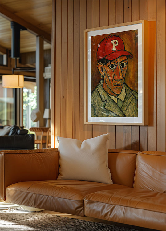 Red Cap Gaze Plakat