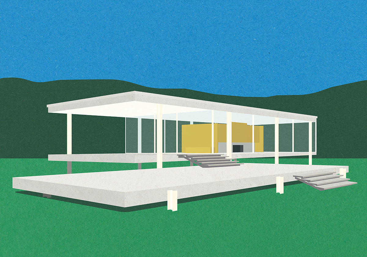 Ludwig Mies Van Der Rohe Farnsworth House Plakat