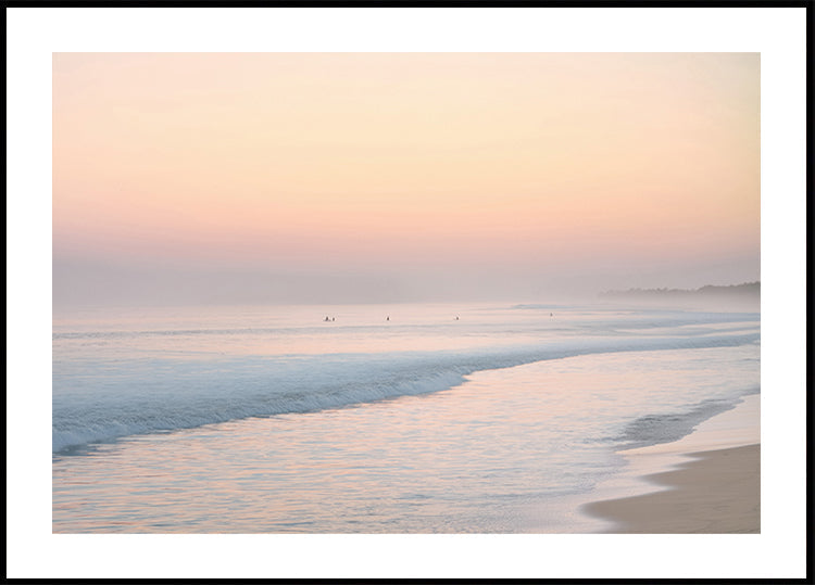 Pastel Sunrise Over Calm Sea Plakat