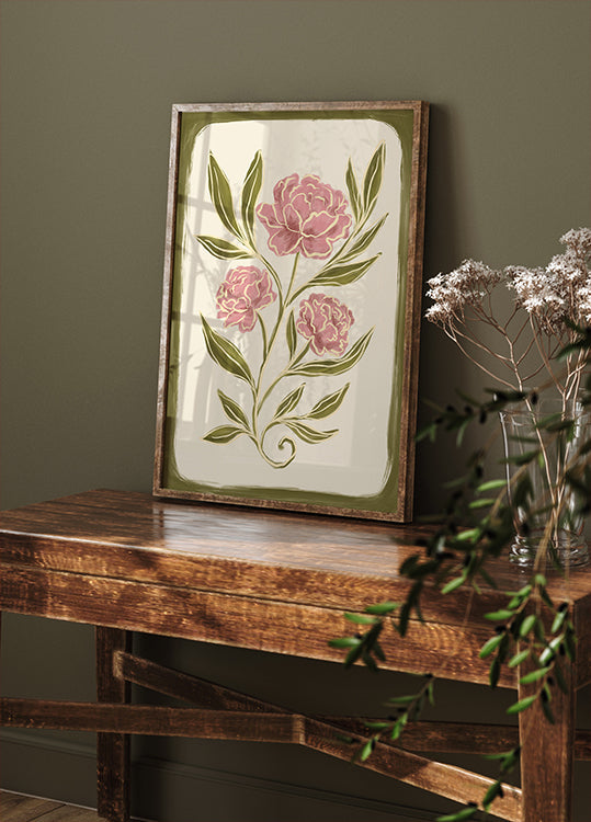 Peonies Plakat