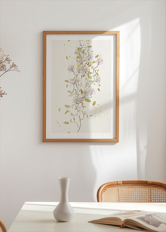 Delicate Vine Dance Plakat