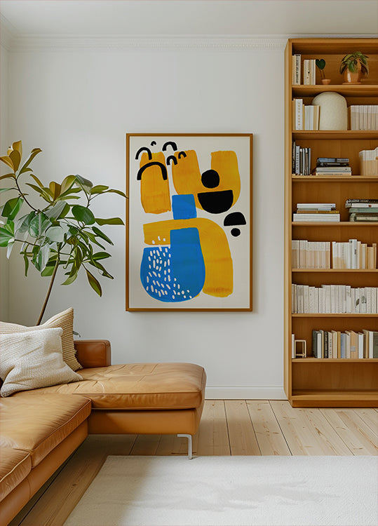 Bold Abstract Shapes Plakat