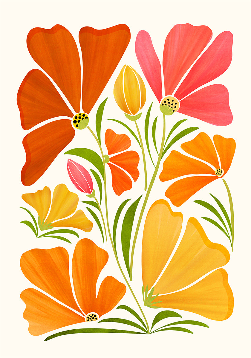 Spring Wildflowers Plakat