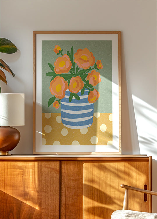 Peony smiles Plakat