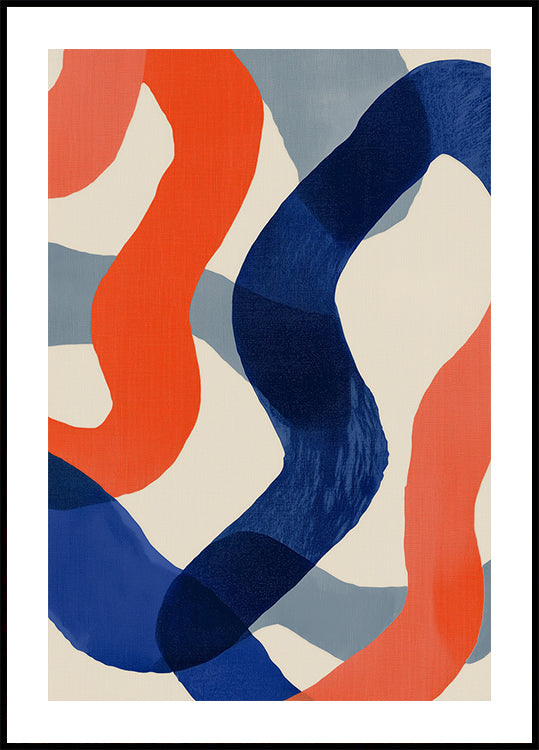 Bold Line Art Plakat