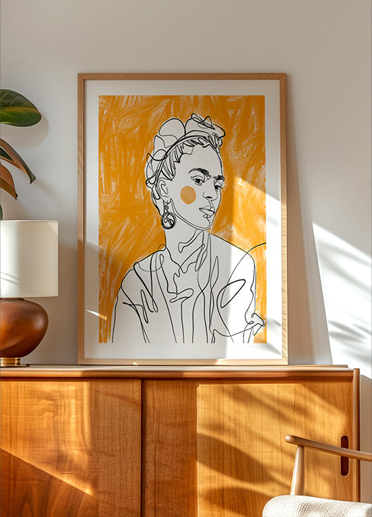Muse in Orange Plakat