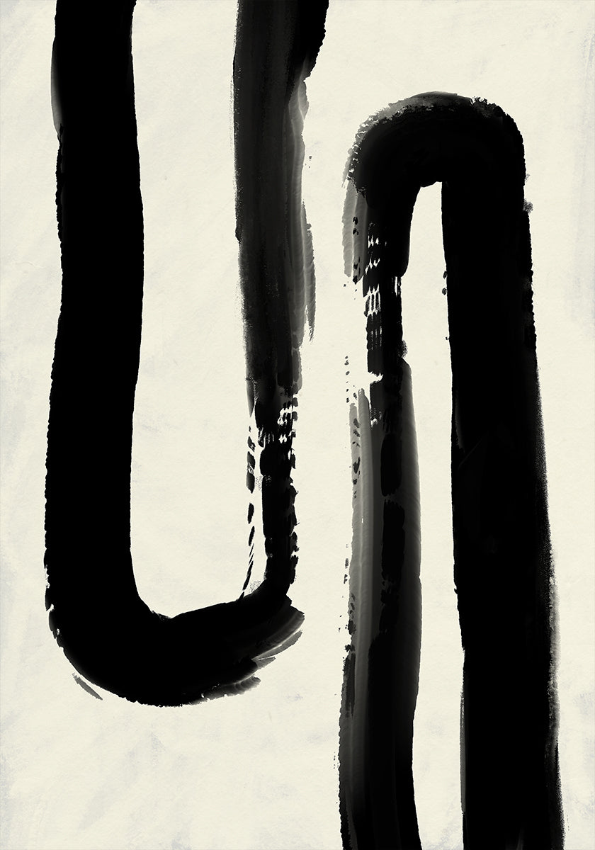 Monochrome Flow Plakat