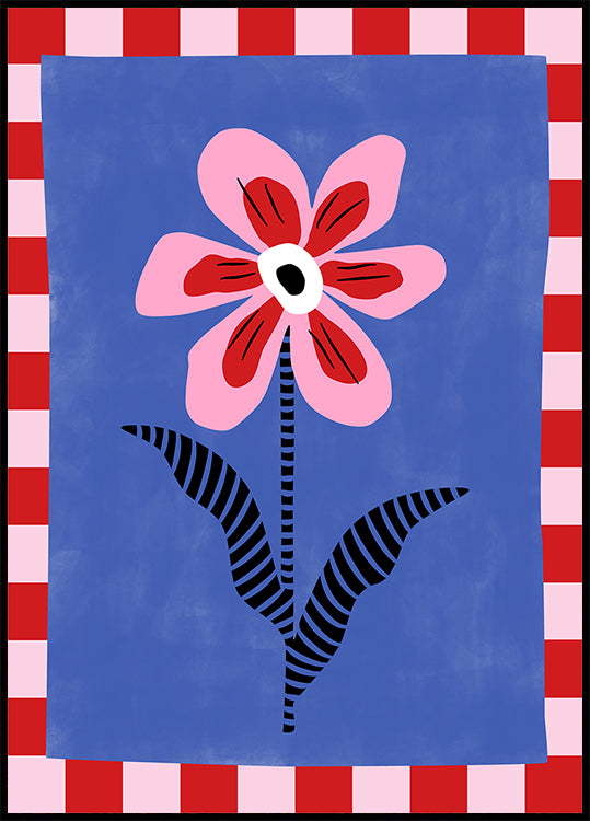 Bold Pink Flower Plakat