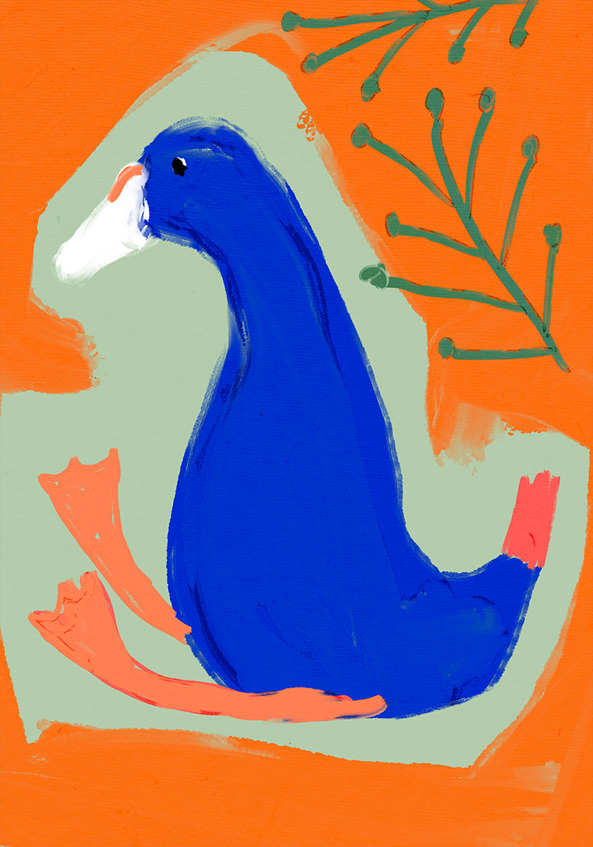 Blue Duckling Dreams Plakat