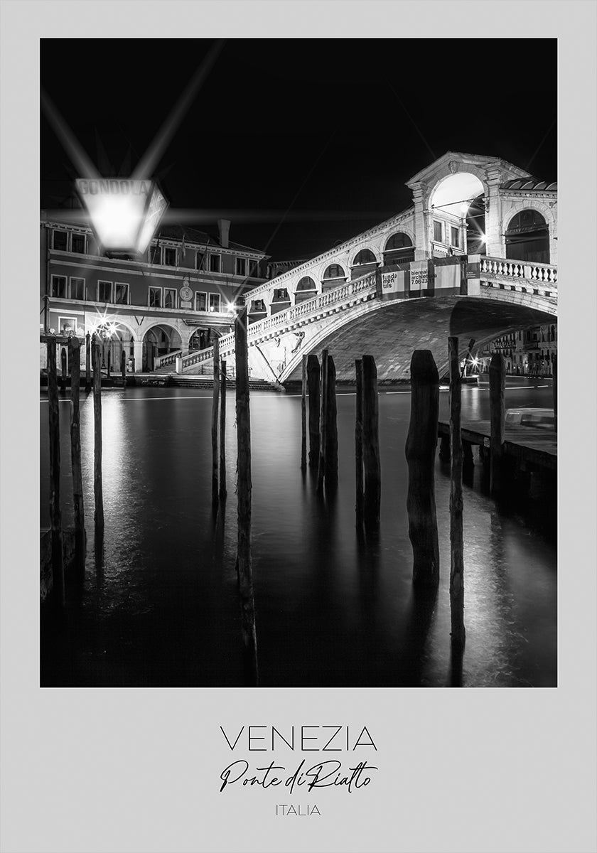 In focus: VENICE Rialto Bridge Plakat
