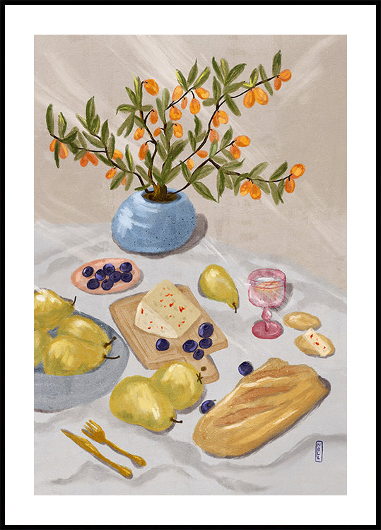 Gin and Tonic In the Afternoon Sun Illustration Plakat