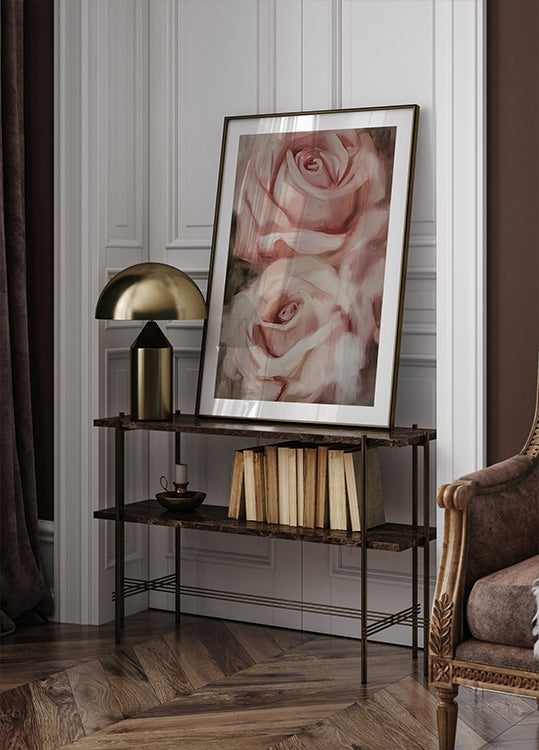 Roses Oil Painting Plakat